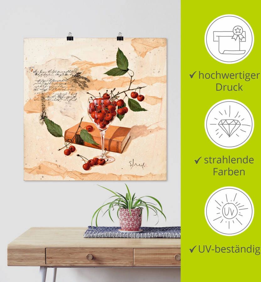 Artland Artprint Moderne Cosmea variatie als artprint op linnen poster muursticker in verschillende maten