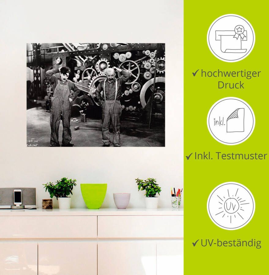 Artland Artprint Moderne tijden 1936 als artprint van aluminium artprint voor buiten poster muursticker in diverse maten formaten