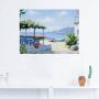 Artland Artprint Mooi uitzicht op zee als artprint op linnen muursticker in verschillende maten - Thumbnail 3