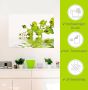 Artland Artprint Mooie orchidee met groene achtergrond als artprint op linnen muursticker in verschillende maten - Thumbnail 5