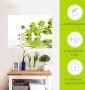 Artland Artprint Mooie orchidee met groene achtergrond als artprint op linnen muursticker in verschillende maten - Thumbnail 6