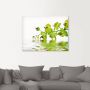 Artland Artprint Mooie orchidee met groene achtergrond als artprint op linnen muursticker in verschillende maten - Thumbnail 3