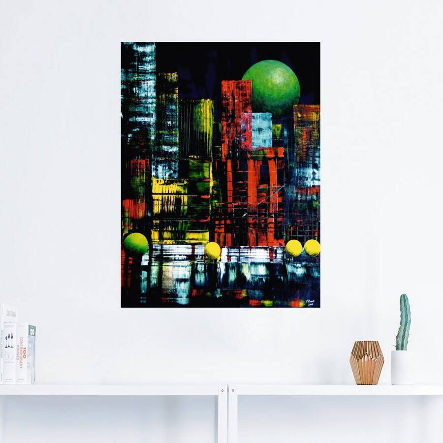 Artland Artprint New York abstract II als artprint op linnen muursticker in verschillende maten - Foto 3