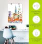 Artland Artprint New York City grafisch als artprint van aluminium artprint op linnen muursticker of poster in verschillende maten - Thumbnail 4