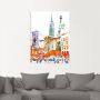 Artland Artprint New York City grafisch als artprint van aluminium artprint op linnen muursticker of poster in verschillende maten - Thumbnail 2