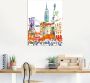 Artland Artprint New York City grafisch als artprint van aluminium artprint op linnen muursticker of poster in verschillende maten - Thumbnail 3