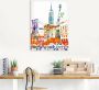 Artland Artprint New York City grafisch als artprint van aluminium artprint op linnen muursticker of poster in verschillende maten - Thumbnail 2