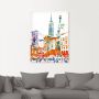 Artland Artprint New York City grafisch als artprint van aluminium artprint op linnen muursticker of poster in verschillende maten - Thumbnail 3