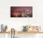 Artland Artprint New York City Impressie 's nachts als artprint van aluminium artprint voor buiten artprint op linnen in verschillende maten - Thumbnail 3