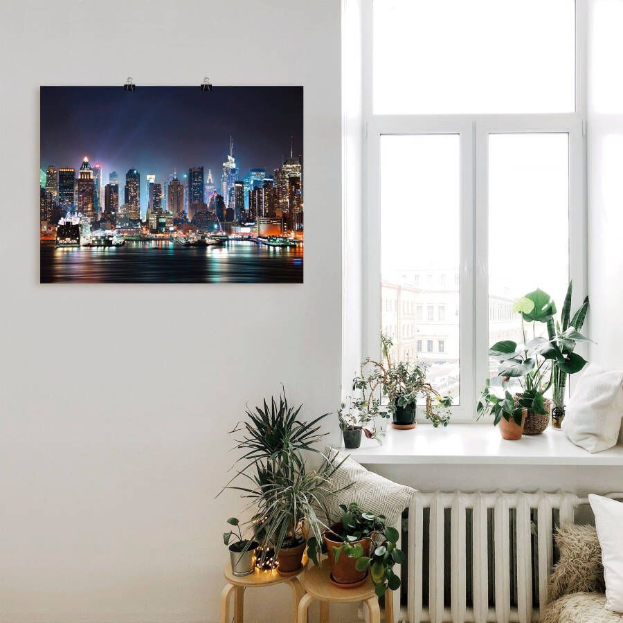 Artland Artprint New York City Times Square als artprint op linnen poster muursticker in verschillende maten