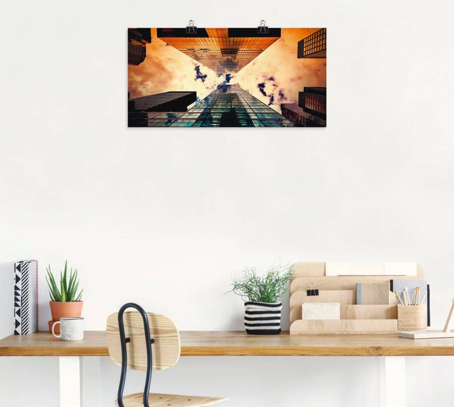 Artland Artprint New York flatgebouw