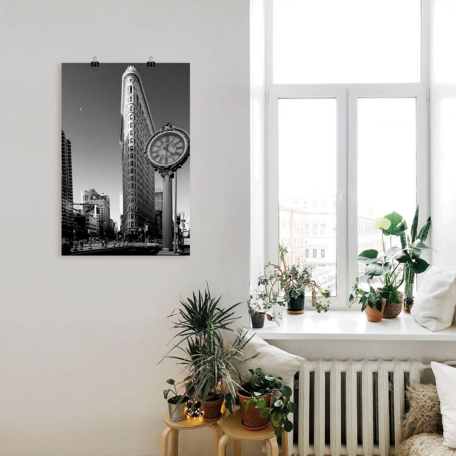 Artland Artprint New York Flatiron als artprint op linnen poster in verschillende formaten maten