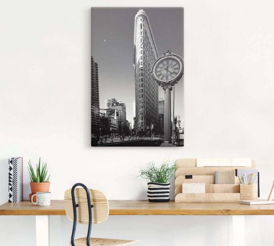 Artland Artprint New York Flatiron als artprint op linnen poster in verschillende formaten maten