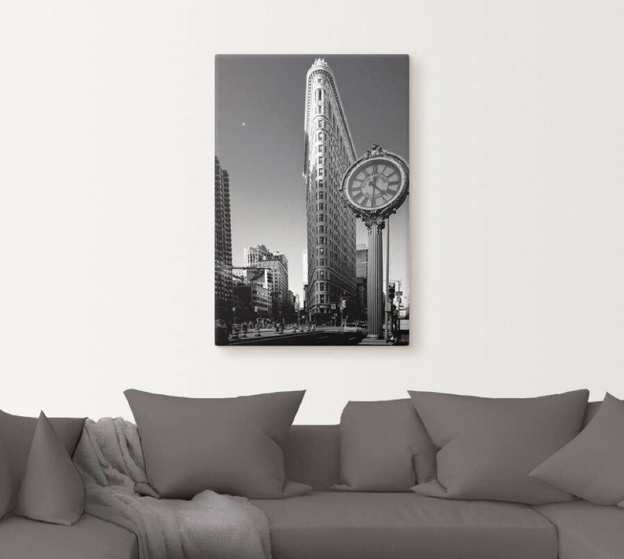 Artland Artprint New York Flatiron als artprint op linnen poster in verschillende formaten maten