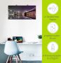 Artland Artprint New York skyline nachtelijke reflectie als artprint op linnen poster muursticker in verschillende maten - Thumbnail 5