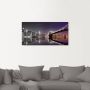 Artland Artprint New York skyline nachtelijke reflectie als artprint op linnen poster muursticker in verschillende maten - Thumbnail 3