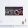 Artland Artprint New York skyline nachtelijke reflectie als artprint op linnen poster muursticker in verschillende maten - Thumbnail 2