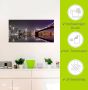 Artland Artprint New York skyline nachtelijke reflectie als artprint op linnen poster muursticker in verschillende maten - Thumbnail 5