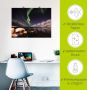 Artland Artprint Noorderlicht Noorwegen II als artprint van aluminium artprint voor buiten poster in diverse formaten - Thumbnail 5