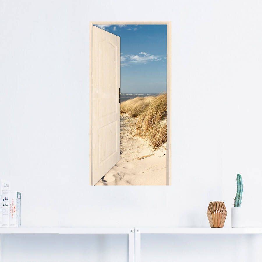 Artland Artprint Noordzeestrand op Langeoog als poster muursticker in verschillende maten