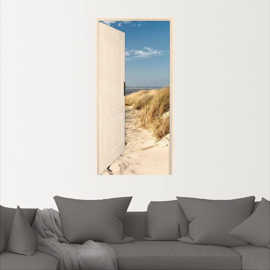 Artland Artprint Noordzeestrand op Langeoog als poster muursticker in verschillende maten