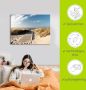 Artland Artprint Noordzeestrand op Langeoog pier als artprint van aluminium artprint op linnen muursticker verschillende maten - Thumbnail 6