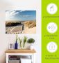 Artland Artprint Noordzeestrand op Langeoog pier als artprint van aluminium artprint op linnen muursticker verschillende maten - Thumbnail 6