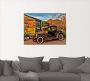 Artland Artprint Oldtimer Route 66 Hackberry als artprint op linnen muursticker in verschillende maten - Thumbnail 2