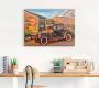 Artland Artprint Oldtimer Route 66 Hackberry als artprint op linnen muursticker in verschillende maten - Thumbnail 3