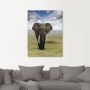 Artland Artprint Olifant als artprint van aluminium artprint voor buiten artprint op linnen poster in verschillende maten. maten - Thumbnail 3