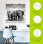 Artland Artprint Olifanten als artprint op linnen poster muursticker in verschillende maten - Thumbnail 5