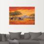 Artland Artprint Olifanten als artprint van aluminium artprint voor buiten artprint op linnen poster muursticker - Thumbnail 3