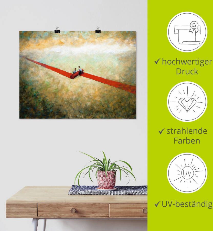 Artland Artprint Ontmoeting als artprint op linnen poster in verschillende formaten maten