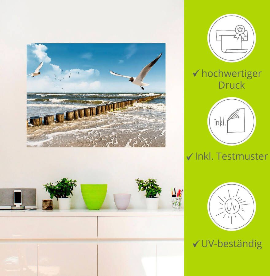 Artland Artprint Oostzee als artprint op linnen poster muursticker in verschillende maten