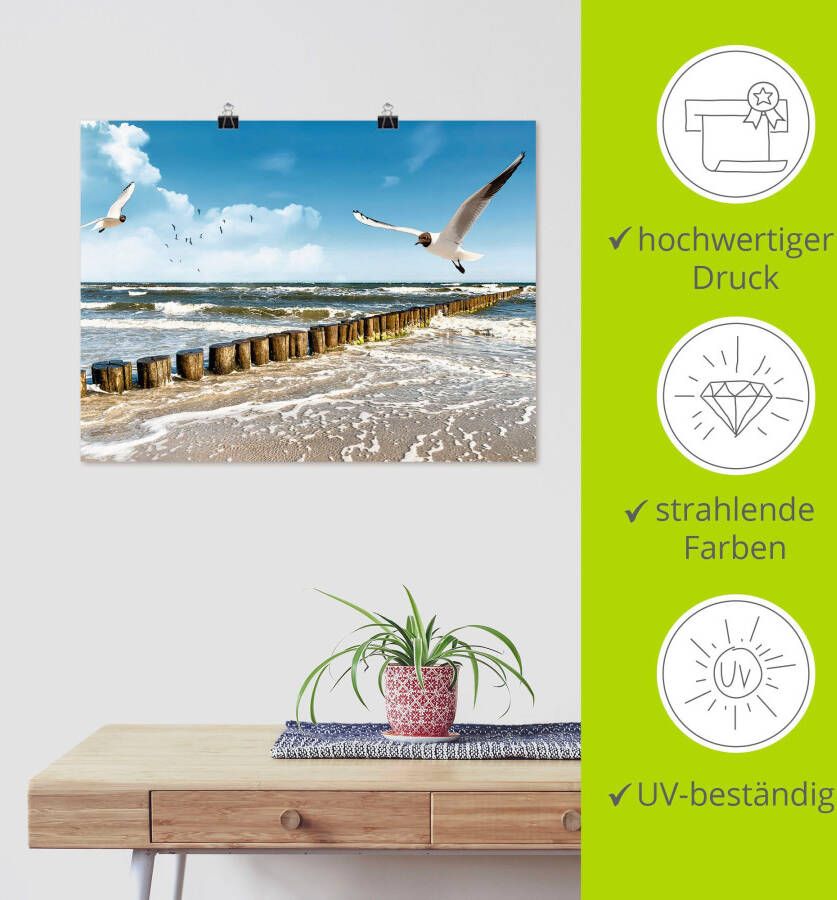 Artland Artprint Oostzee als artprint op linnen poster muursticker in verschillende maten