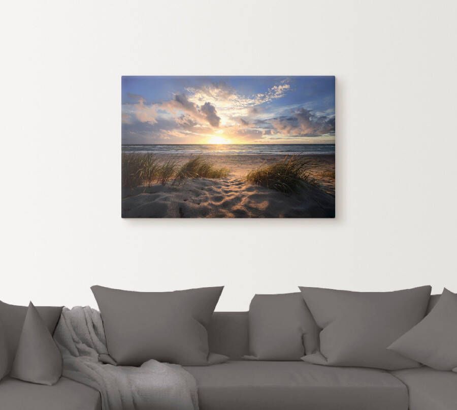 Artland Artprint Oostzeestrand als artprint op linnen poster in verschillende formaten maten