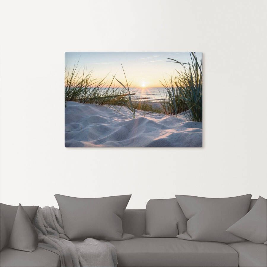 Artland Artprint Oostzeestrand als artprint van aluminium artprint voor buiten artprint op linnen poster muursticker