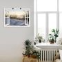 Artland Artprint Oostzeestrand door het raam als artprint van aluminium artprint voor buiten artprint op linnen poster muursticker - Thumbnail 2