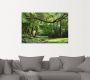 Artland Artprint Op de groene weg door het groene bos als artprint van aluminium artprint voor buiten artprint op linnen poster in verschillende maten. maten - Thumbnail 3