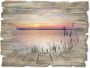 Artland Artprint op hout Het meer in de kleuren van de wolken - Thumbnail 2