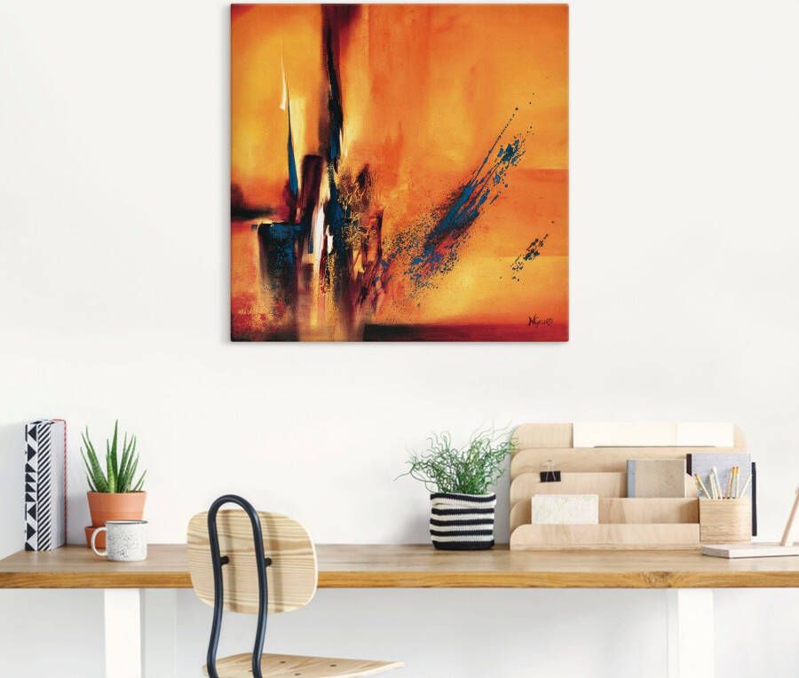 Artland Artprint op linnen Abstracte impressies I gespannen op een spieraam