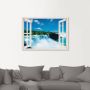 Artland Artprint op linnen Blik uit het venster Niagara - Thumbnail 2