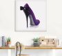 Artland Artprint op linnen Damesschoenen violet model - Thumbnail 2