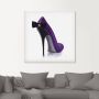 Artland Artprint op linnen Damesschoenen violet model - Thumbnail 3