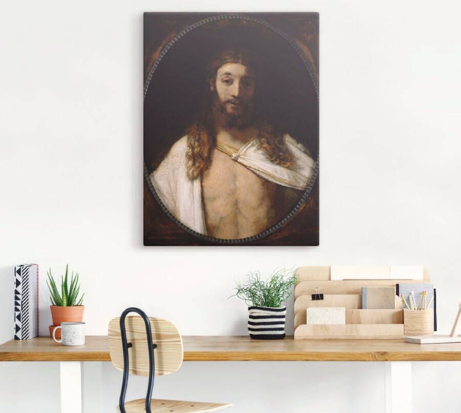 Artland Artprint op linnen De opgestanee Christus. 1661