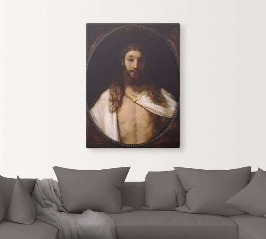 Artland Artprint op linnen De opgestanee Christus. 1661