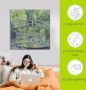 Artland Artprint op linnen De waterlelievijver harmonie in groen - Thumbnail 4