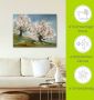 Artland Artprint op linnen Lente bloesem van fruitbomen - Thumbnail 4