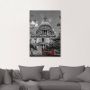 Artland Artprint op linnen Londen St. Paul s Cathedral & rode bus - Thumbnail 2