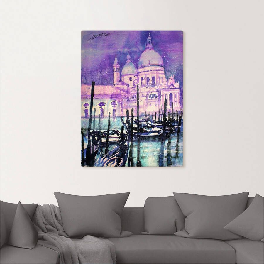 Artland Artprint op linnen Venetië Santa Maria della Salute